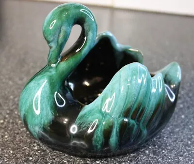 Buy Blue Mountain Pottery Swan 13cm High16cm Wide Perfect Condition • 9£