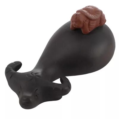 Buy  Car Ornaments Purple Clay Chinese Zisha Tea Pet Bull Figurine Ox • 12.48£