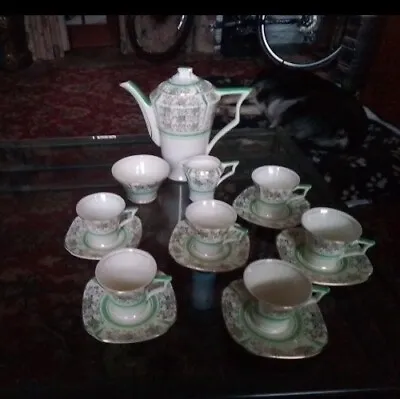 Buy Vintage Art Deco Tams Ware  Coffee Set • 24.99£