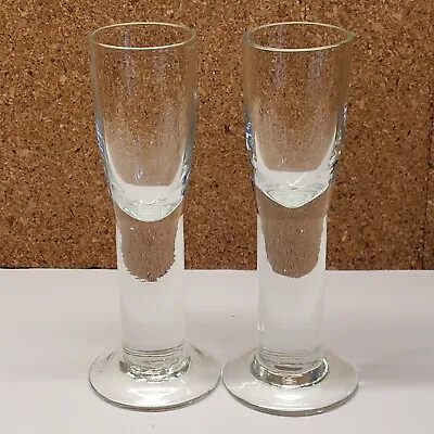 Buy Rare Hand Blown Bohemian Cordial Glasses Footed  • 20.44£