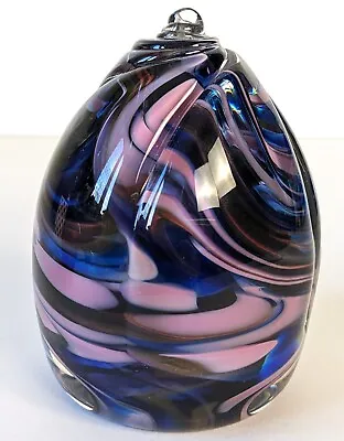 Buy Vintage Caithness Paperweight Signed Swizzle E3337 Scottish Art Glass 4in Tall • 24£