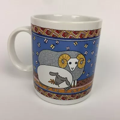 Buy Lauffer By Gailstyn-Sutton Japan 12 Oz. Coffee Tea Mug Cup Sheep Ram Ewe Used • 18.90£