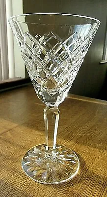 Buy Vintage Waterford Crystal Claret Glass 6.5  Tall Tyrone Cut Signed Vgc • 25£