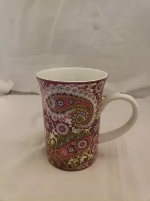 Buy Vera Bradley Very Berry Paisley Coffee Tea Cup Mug Barnes & Noble 8 Oz • 12.46£