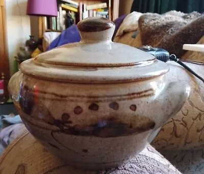 Buy Studio ~ Oldrich Asenbryl Sarn Pottery( N.Wales) ?  Small Lidded Casserole • 20£