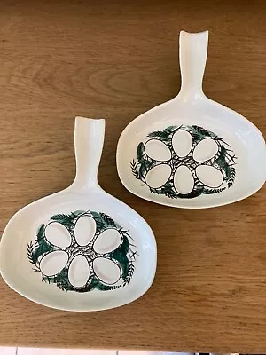 Buy X2 Vintage Poole Pottery Lucullus Egg Dish By Robert Jefferson • 7.50£