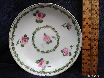 Buy Antique 18th Century Sevres Soft Paste Porcelain Roses Saucer Untertasse 1770/80 • 165£