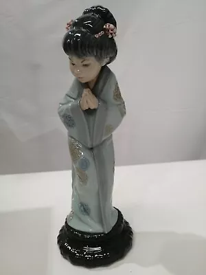 Buy Lladro Sayonara Japanese Geisha Girl Gloss Figurine • 38£