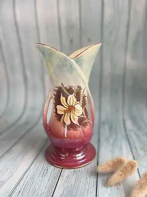 Buy Vintage Royal Winton Grimwades  Beth  Lustre Floral Pattern Vase With Hand Paint • 28£