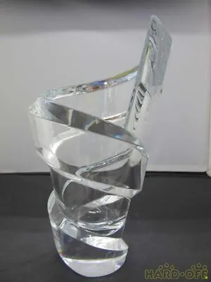 Buy Baccarat Spiral Flower Vase Clear Crystal Glass • 276.60£