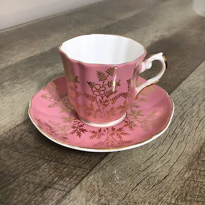 Buy Vintage Royal Grafton Fine Bone China Made In England Floral Teacup And Saucer • 22.76£