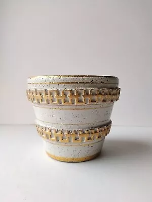 Buy Mid Century Bitossi? Italian Pottery Small Plant Pot. 10cm Tall. • 15£