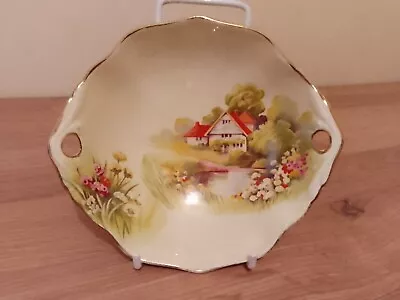 Buy Royal Winton Grimwades Double Handled  Red Roof Cottage Ceramic Dish • 15.50£