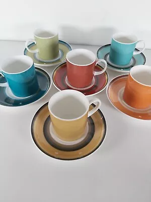 Buy Six Wedgwood Susie Cooper Design Cups And Saucers • 49£