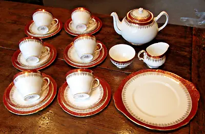 Buy Duchess Winchester Cups & Saucers X 6, Milk Jug, Sugar Bowl, Teapot, Cake Plate • 39.99£