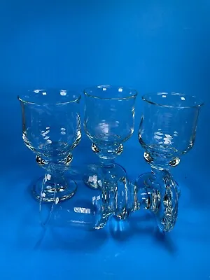 Buy Holmegaard Tivoli Copenhagen Wine Glasses 12 Oz Per Lutken Set Of 4 Heavy CupC76 • 103.94£