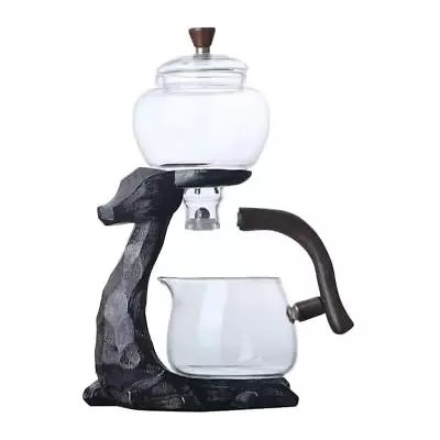 Buy Clear Tea Set Semi-automatic Magnetic Glass Teapot Water Diversion • 33.84£