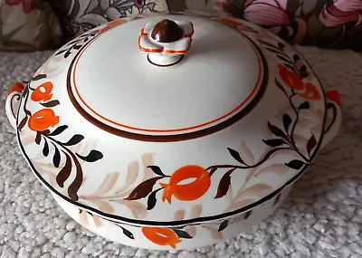 Buy Hancock's IVORY WARE VINTAGE HAND PAINTED Vegetable Dish - Lovely Design &... • 12£