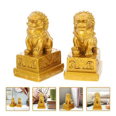 Buy Lion Desktop Ornament Wealth Porsperity Fu Foo Dogs • 12.15£