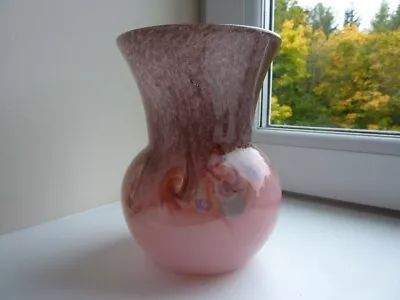 Buy Scottish Glass Vase Probably Monart Or Vassart But Not Marked • 25£