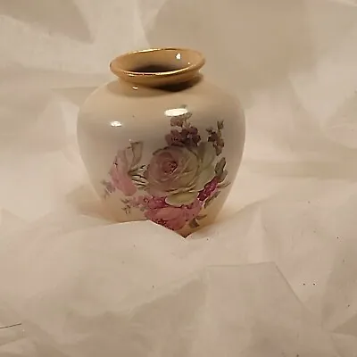Buy Vintage Staffordshire James Kent  Old Foley  Rose Miniature  Vase • 10.85£
