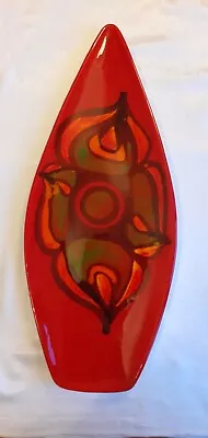 Buy Poole Pottery Delphis Spear Dish Shape 82, Signed By Cynthia Bennett • 40£