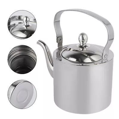 Buy 2L Stainless Steel Teapot With Infuser For Stovetop • 28.18£