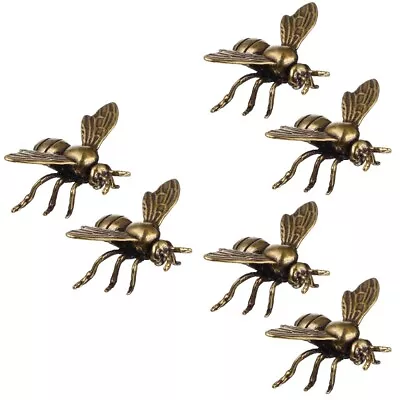 Buy  3 Count Bee Animal Ornament House Decorations For Home Feng Shui Brass • 19.98£
