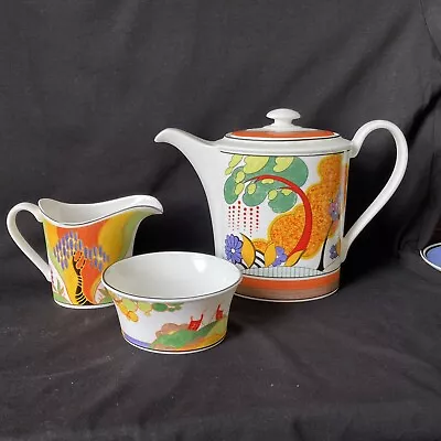 Buy Clarice Cliff 'the Connoisseur Collection' Coffee Set By Wedgwood Ltd Edition • 150£