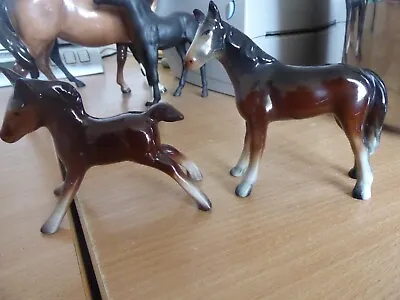 Buy 2 Vintage Horses Possibly Beswick • 5£