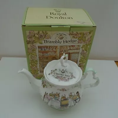 Buy Royal Doulton Brambly Hedge Full Size Teapot In Box • 125£