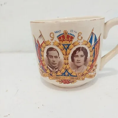 Buy Wadeheath Ware Commemorative 1937 George VI Coronation Small 3  Cup (H12) • 4.99£