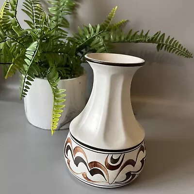 Buy Vintage Funky H J Woods Of Burslem, E Radford Hand Painted Vase,  17cm Tall. • 20£