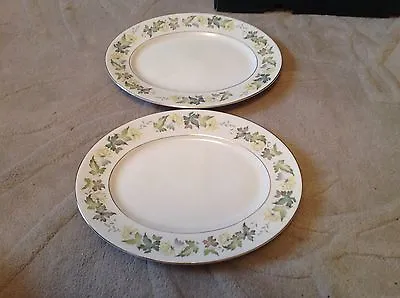 Buy 2 Large Serving Platters By Ridgway Moselle Pattern 14 Inches By 11 Inches Wide • 10.99£