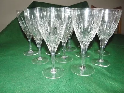 Buy REDUCED! Set Of 25 Vintage Cut Crystal Wine Glasses! STUART OF ENGLAND • 379.34£