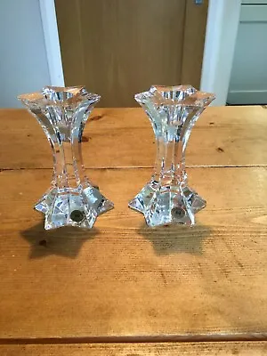 Buy Pair Of Tyrone Crystal Candlesticks • 19.99£
