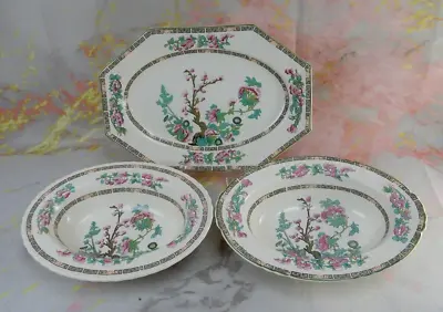 Buy Set Of Platter & Two Serving Bowls  Myott England  Indian Tree  • 37.94£