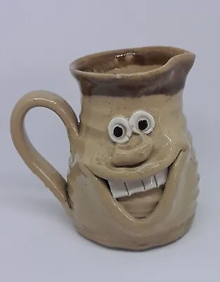 Buy Vintage Novelty Ugly Mug  Jug Handmade Studio Pottery • 5£