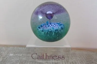 Buy Beautiful Caithness FLOWER OF SCOTLAND Paperweight - (ref.623) • 39.99£