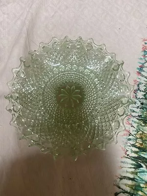 Buy Vintage Sowerby Pressed Glass Small Fruit Bowl • 4£