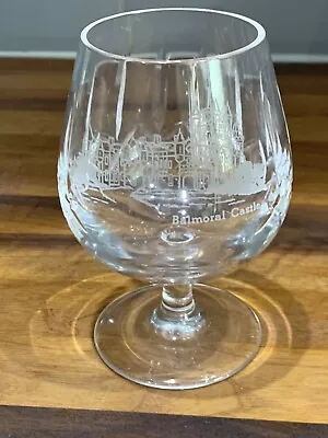 Buy Edinburgh Crystal Brandy Glass With Etched Balmoral Castle • 6.49£