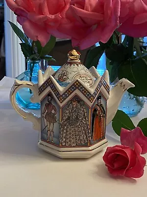 Buy Vintage James Sadler Elizabeth Queen Of England Teapot • 80.40£