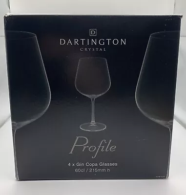 Buy Dartington Profile Gin Copa Glass Set Of 4 NEW IN BOX W17 • 18£