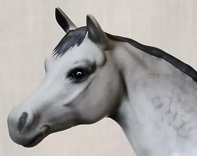 Buy Beswick Rare Connoisseur Matt Grey Arab Bahram Stallion Model 1771 • 129.99£