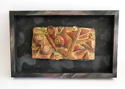 Buy JOHN MALTBY (1936-2020)    A Framed Studio Ceramic Panel Butterfly 2010 • 950£