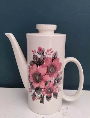 Buy Vintage Lord Nelson Pottery New Dawn Pattern  Coffee Pot Tea Pot Pink Flowers • 11.99£