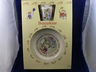 Buy Royal Doulton BunnyKins CHRISTENING Set Plate And Mug... Boxed As New • 39.99£