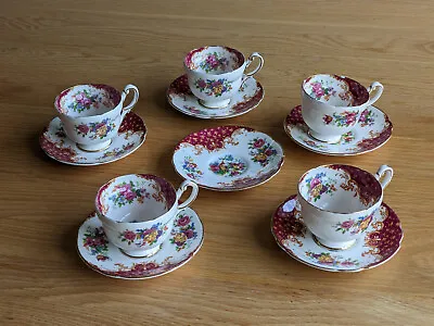 Buy Set Of Paragon Fine Bone China Coffee Cups/Saucers - Reduced • 40£