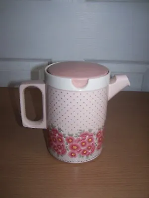 Buy Vintage Hornsea Pottery Pink Passion Coffee Pot Retro Floral Pattern • 15£