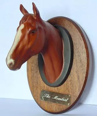 Buy Beswick Racehorse Mounted Wall Plaque  The Minstrel  Model 2701 • 25£